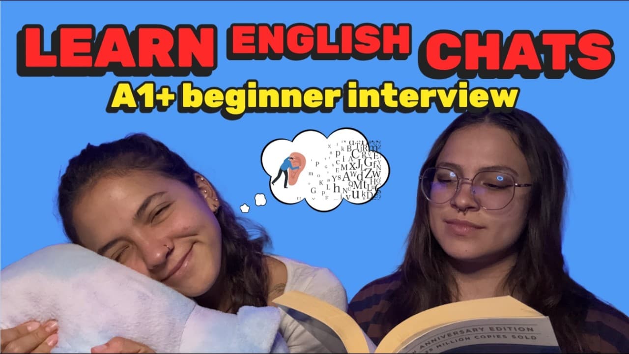 Learn English with SLOW conversations (comprehensible input) - A1+ WEEKEND ROUTINES 💤