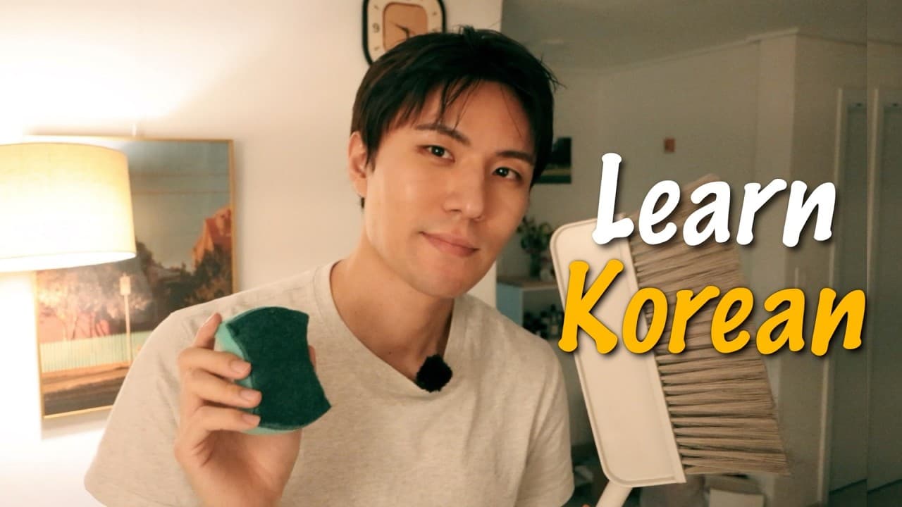 Learn Korean while I Clean My Home 🧹| Comprehensible Input (not boring)