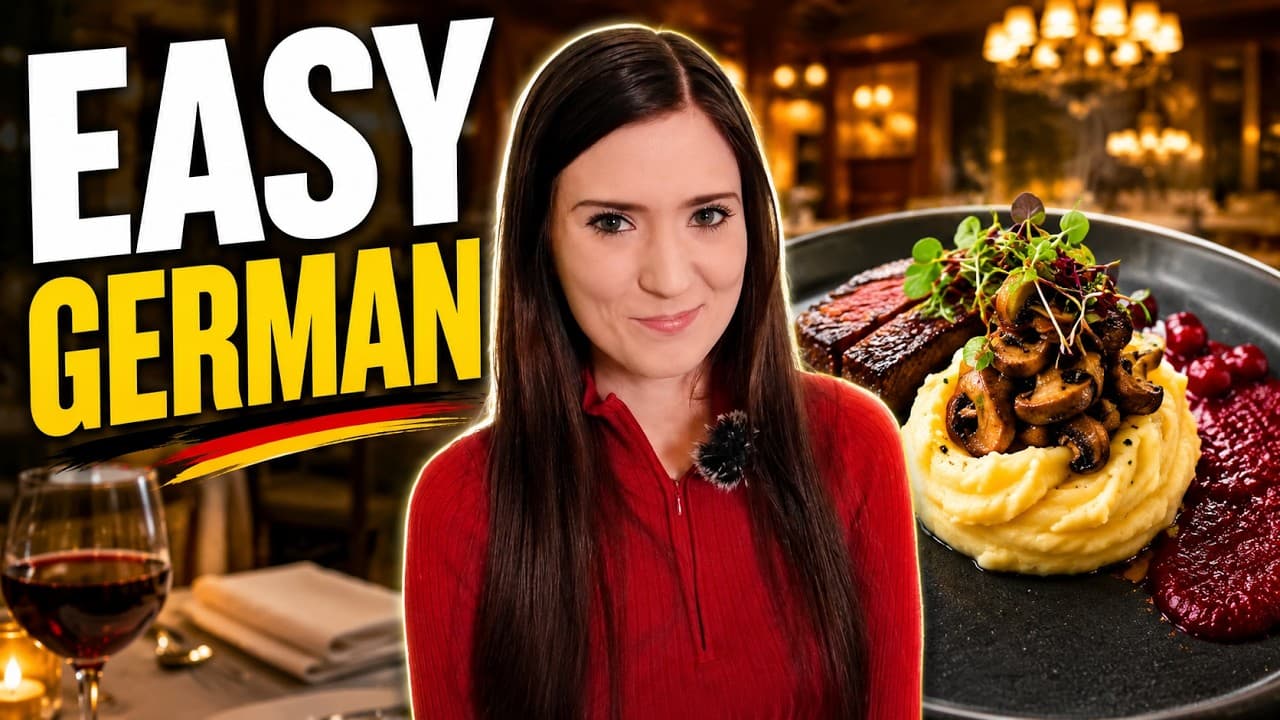 Alltagsdeutsch 🇩🇪 | Learn German Naturally with Travel & Restaurants