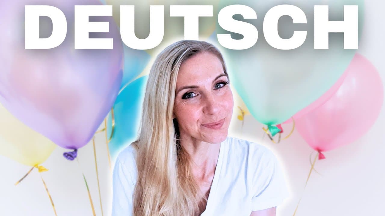 🎉 Learn German Naturally: Birthday Party Prep 🎂 | Comprehensible Input