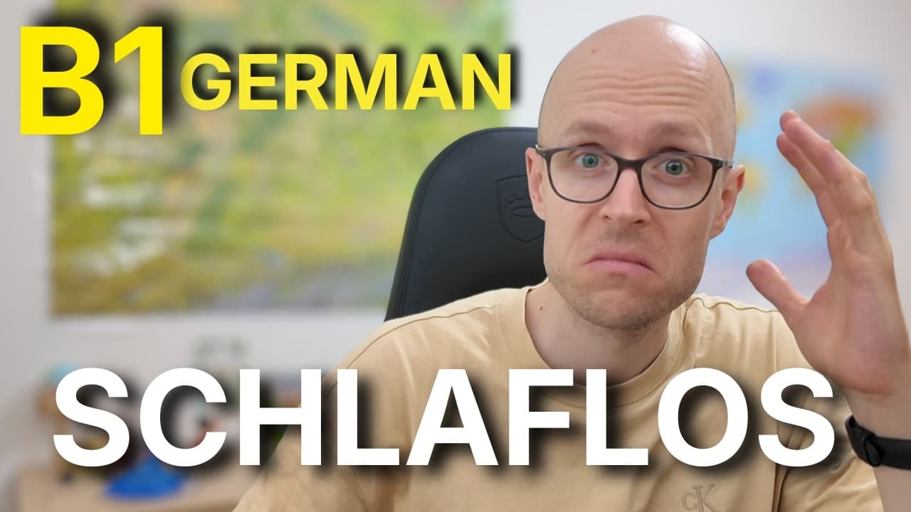 Slow German – Easy Listening (A2-B1) | Kannst du nicht schlafen? | MEMBERS EARLY ACCESS