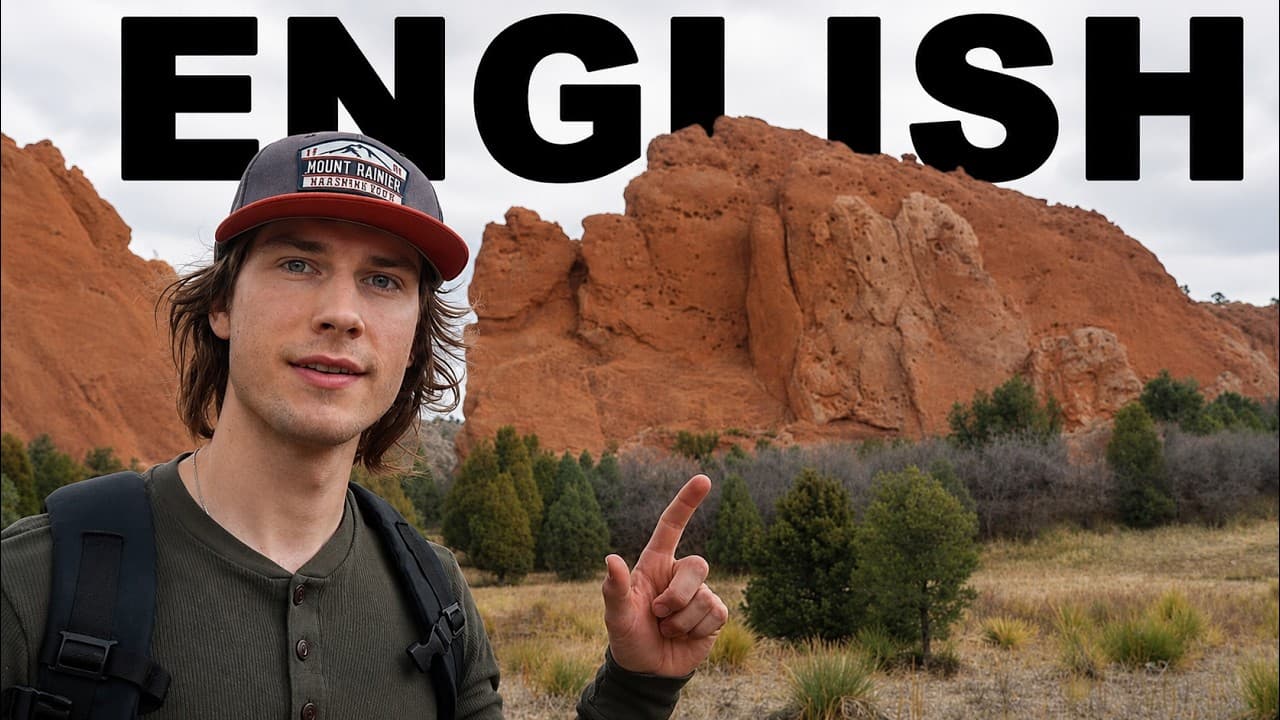 Learn REAL English Naturally at the MOUNTAINS! (Comprehensible Input)