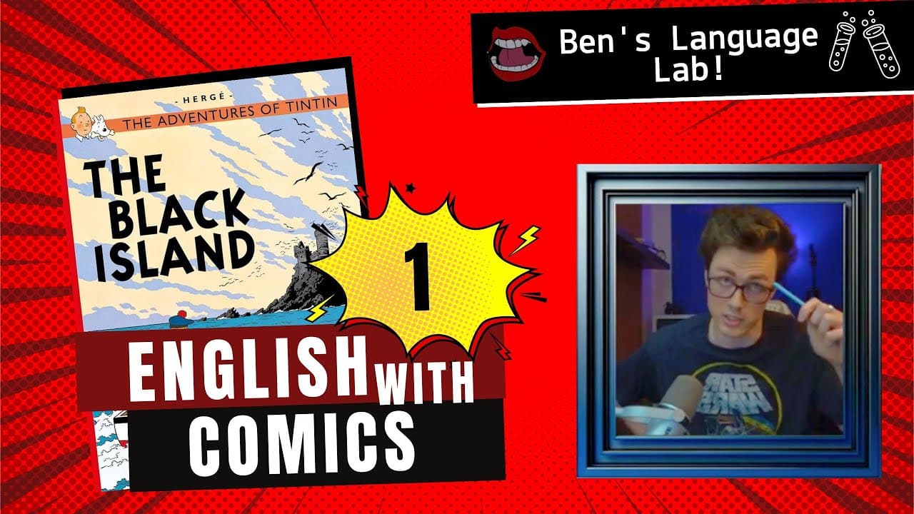 Learn English with Comics 1 -  Tintin in The Black Island