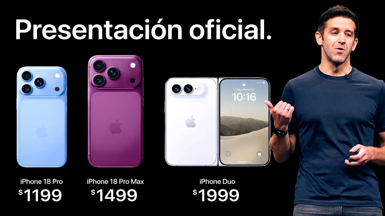 iPhone 18 Pro Max y iPhone Duo presentación OFICIAL 😍