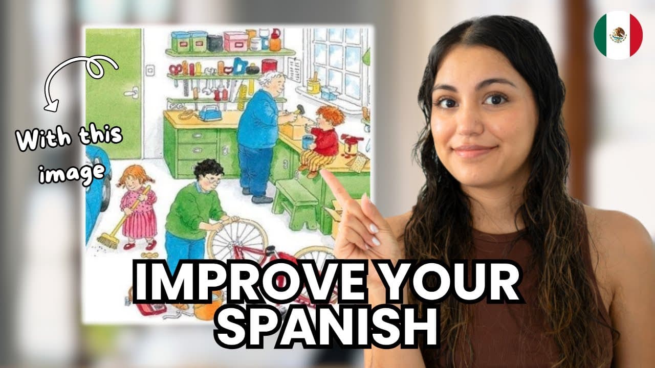 Learn SPANISH For Beginners with Comprehensible Input | House Activities.