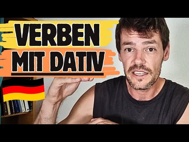 TOP 10 - Verben mit Dativ | Deutsch lernen A2/B1