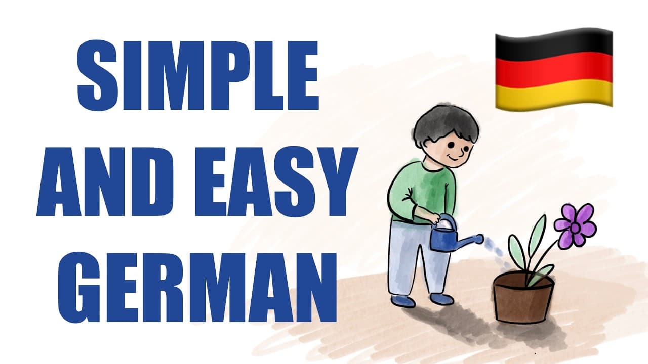 Simple and easy German for complete Beginners A1 (learn German with pictures)