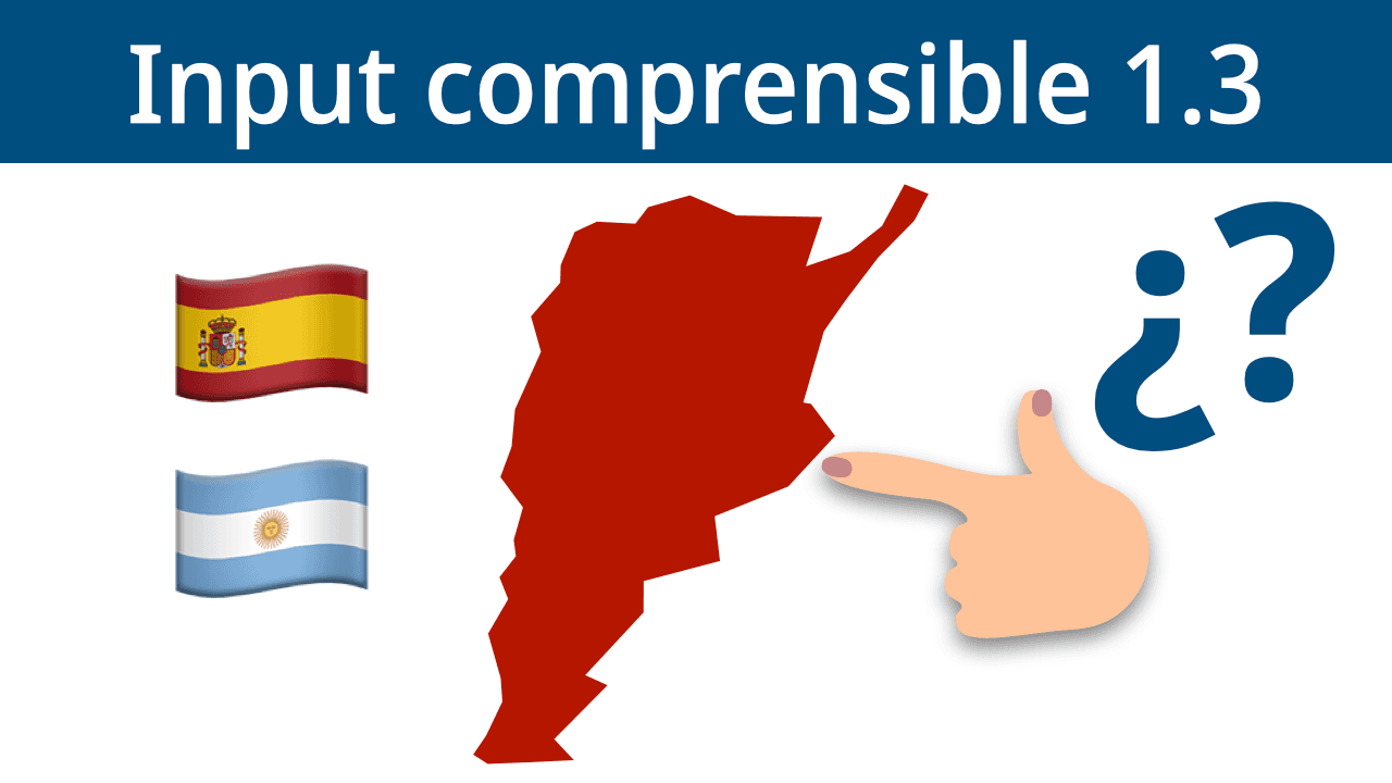 Input 1.3: ¿Esto es España o Argentina?