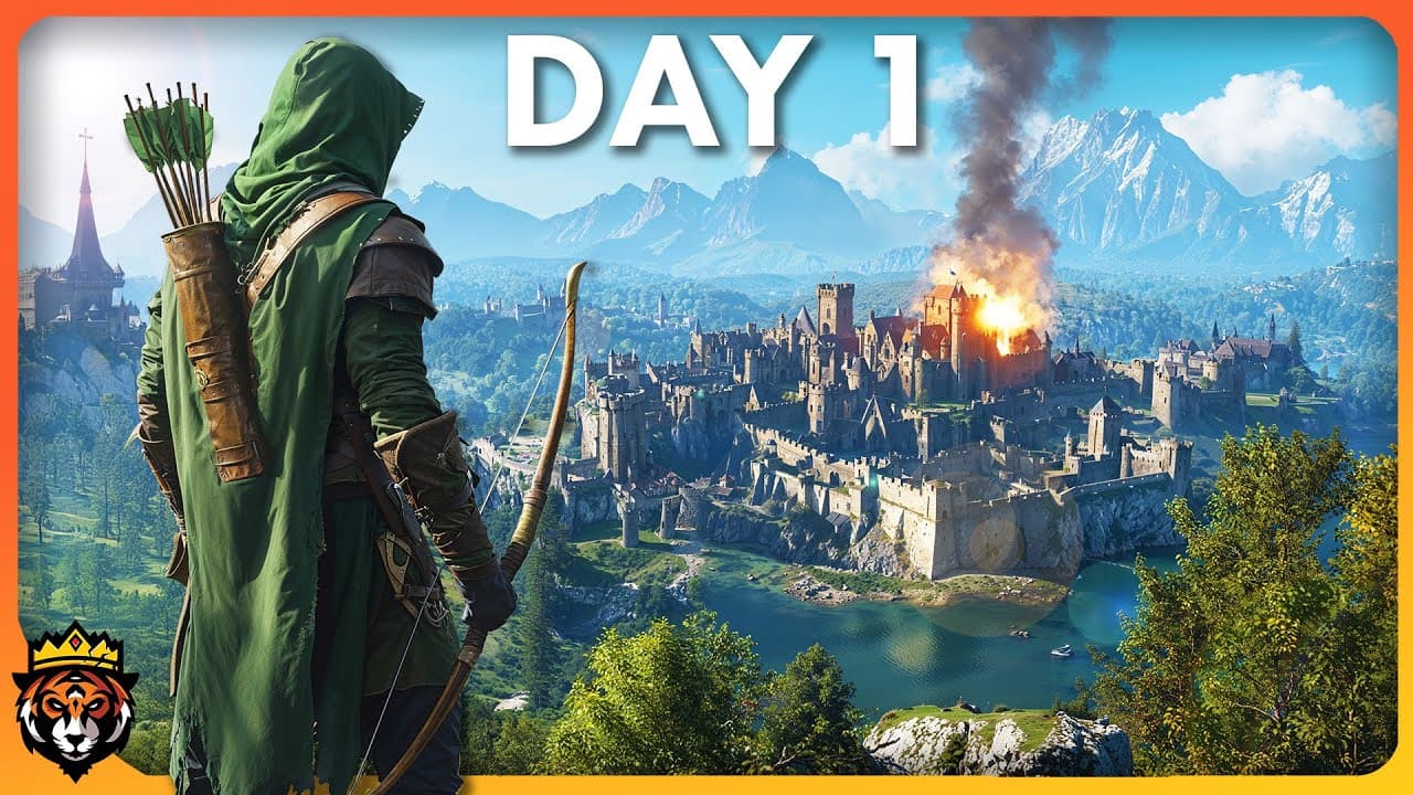 DAY 1 First Look at this Fantastic ROBIN HOOD Survival Game...
