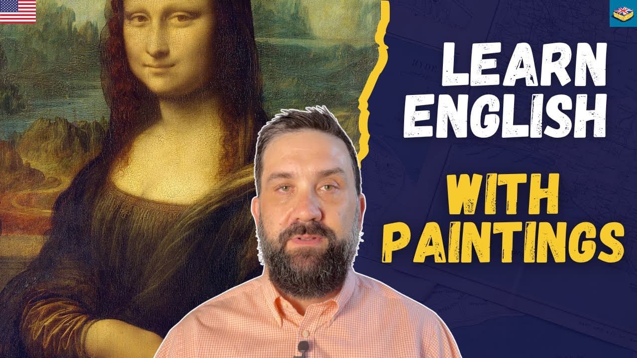 Learn English With Paintings - The Mona Lisa (Leonardo Da Vinci) | Comprehensible input A2