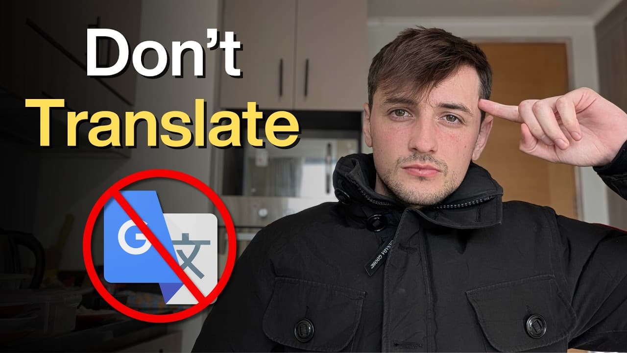 How To Stop Translating In Your Head In English 🇬🇧