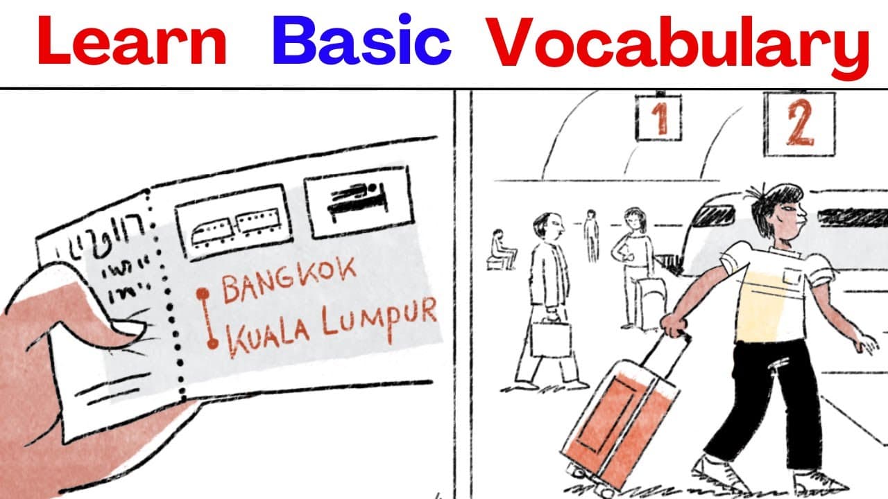 English For Beginners - Taking The Train! (Comprehensible Input) A2