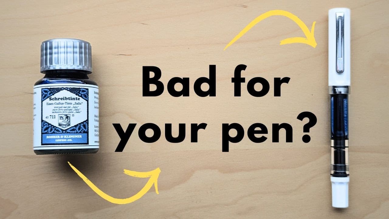 Do Iron Gall Inks Damage Fountain Pens? Two Months in a TWSBI Eco