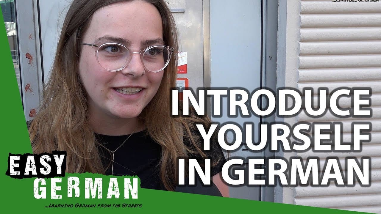 Introduce yourself in German (for absolute beginners) | Super Easy German (76)