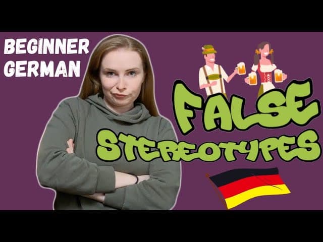 5 German *STEREOTYPES* that are *NOT TRUE*│Beginner German