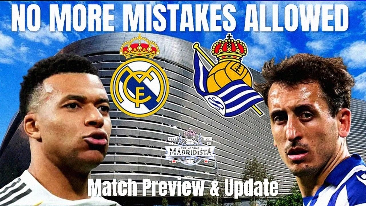 Real Madrid Cannot Afford to Slip Up.