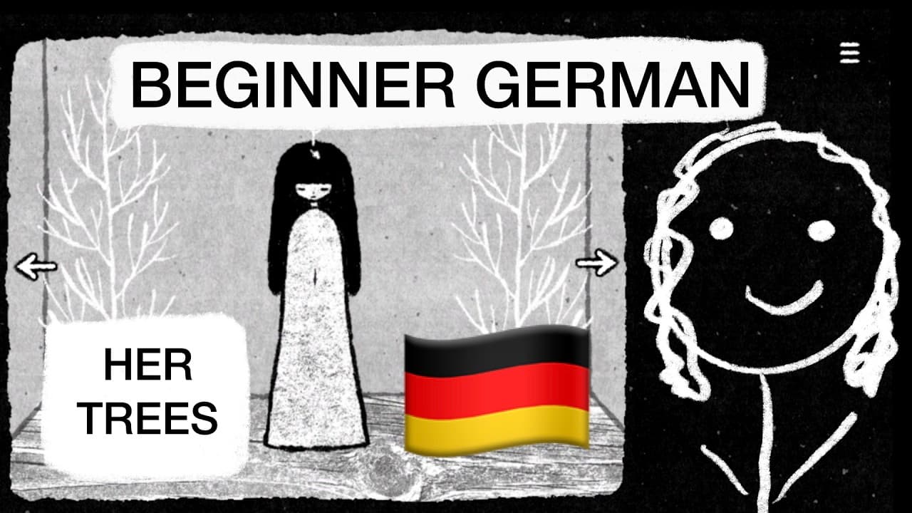 Learn German with Games (Her trees) Comprehensible Input German, Beginner German