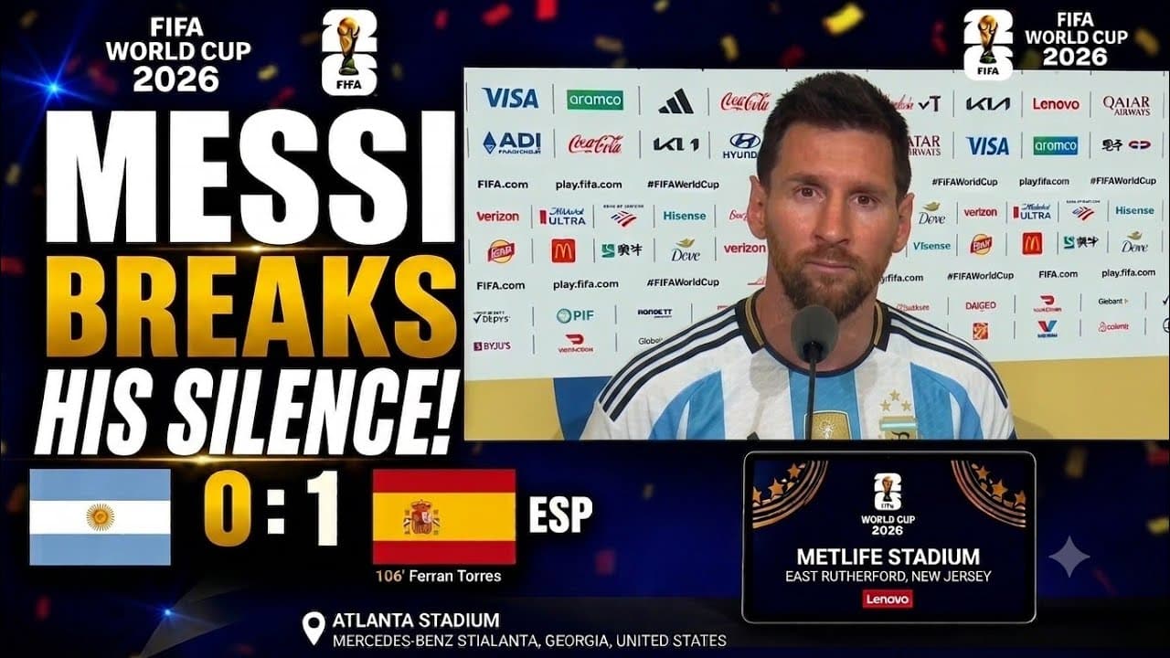 "This Is One of the Hardest Moments of My Career... "😭 | Messi Post Match Interview