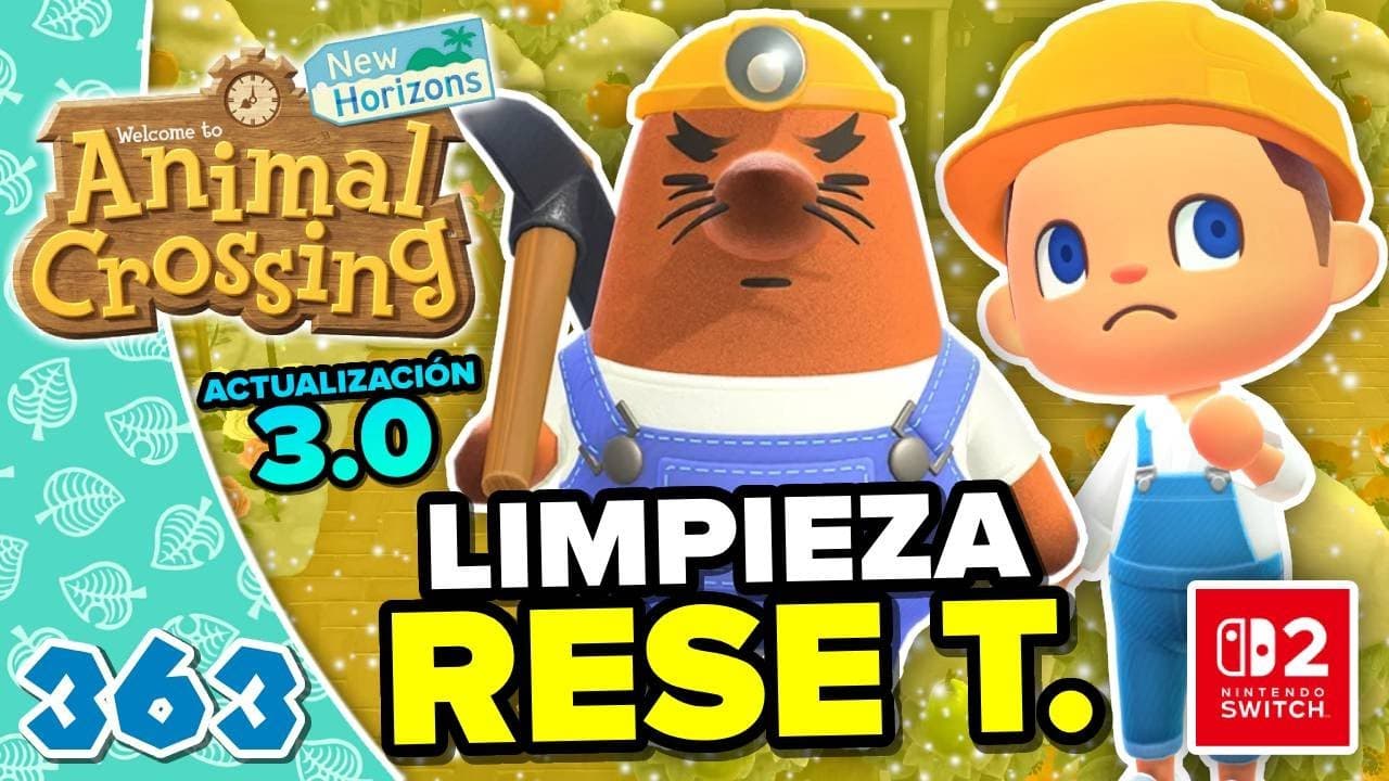 PRUEBO EL SERVICIO DE LIMPIEZA DE RESE T.! ANIMAL CROSSING NEW HORIZONS #363