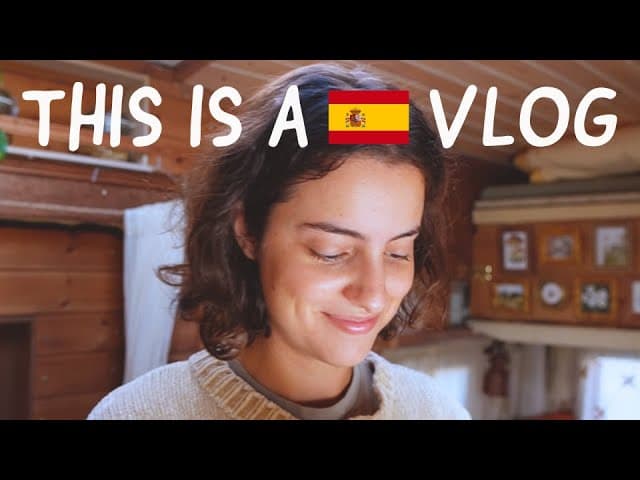 Learn SPANISH with A VLOG  🇪🇸 // Present & Past TENSE (w/ subtitles!)