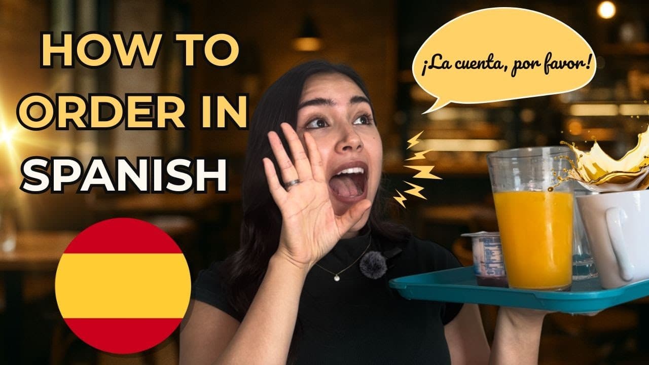☕ How to Order in a Café in Spanish (Fun & Easy!) 🇪🇸