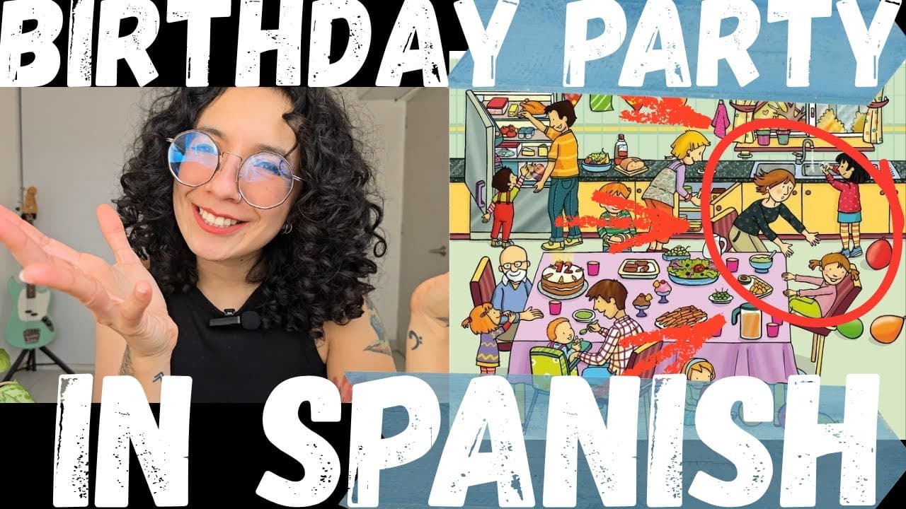🇲🇽 Birthday Party in Spanish 🎂 | Mexican Traditions & Listening Practice