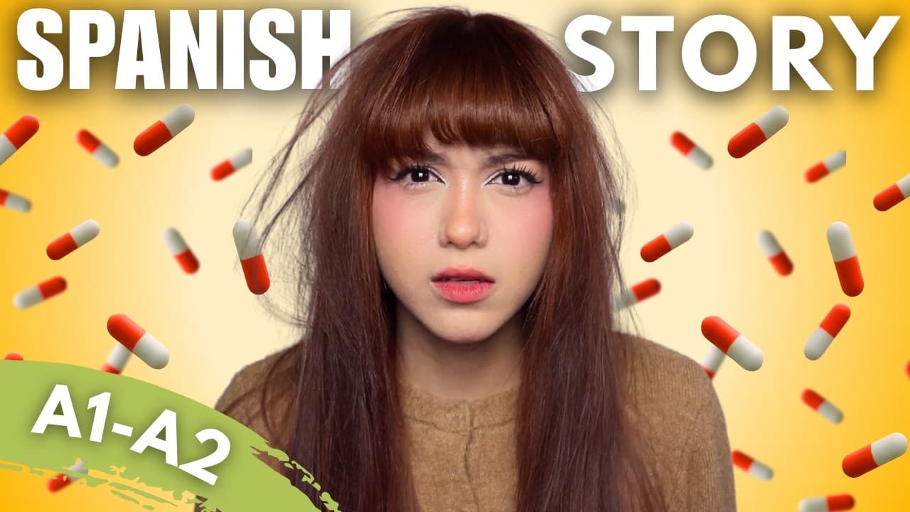 Beginner Spanish Story: “Crazy at the Pharmacy” (A1-A2)