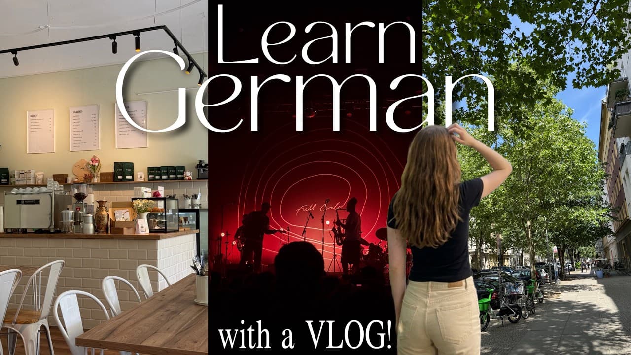 (with sub) Learn German with a VLOG! Berlin trip, daily life ⭐️🍓