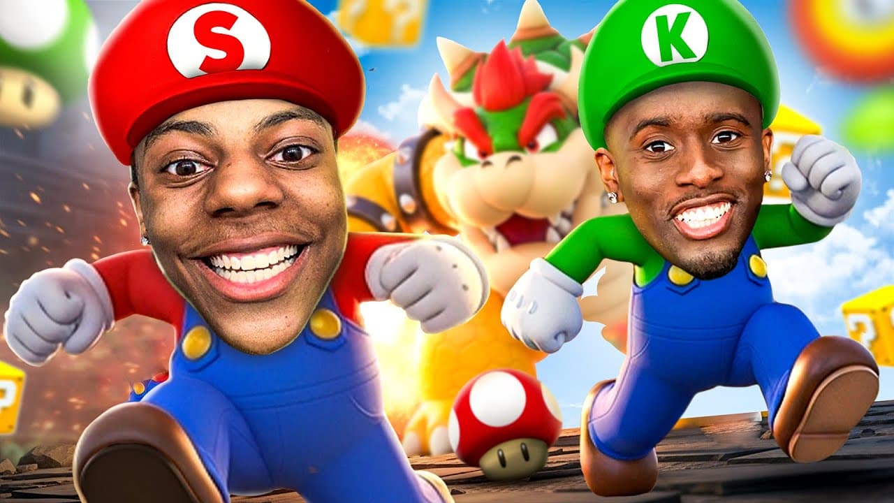 iShowSpeed & Kai Cenat Play Super Mario Bros..