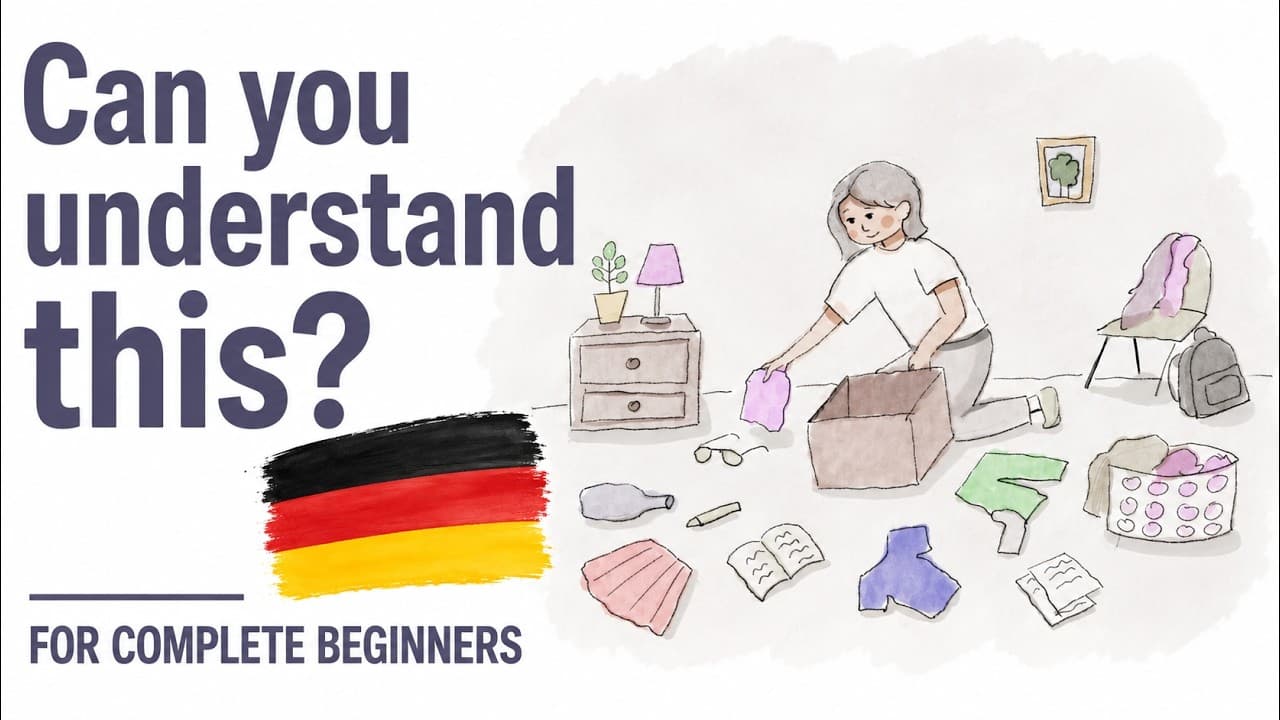 Easy German listening practice (complete beginner)