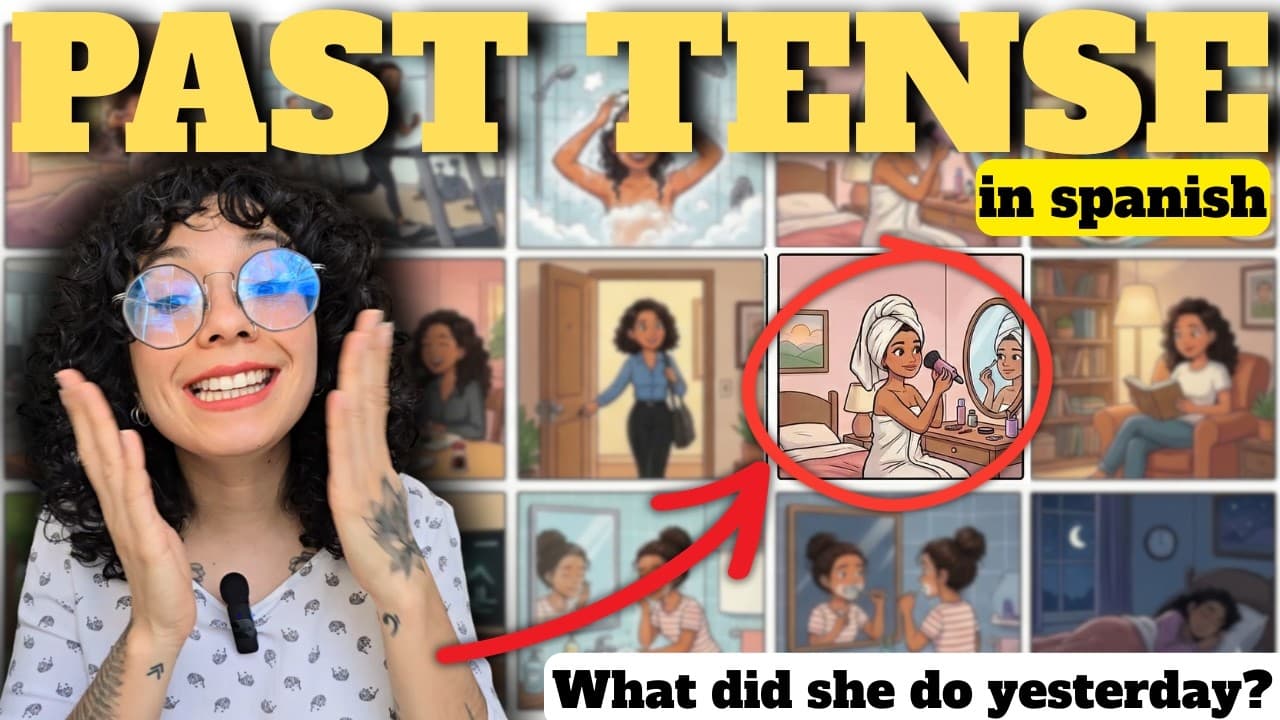 Master the SPANISH PAST TENSE with Claudia’s Routine ✍️