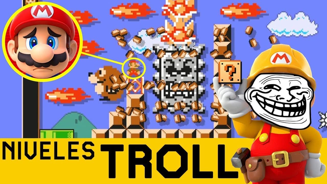 UN TROLLEO IMPRESIONANTE!! 😮 - NIVELES TROLL #6 | Super Mario Maker - ZetaSSJ