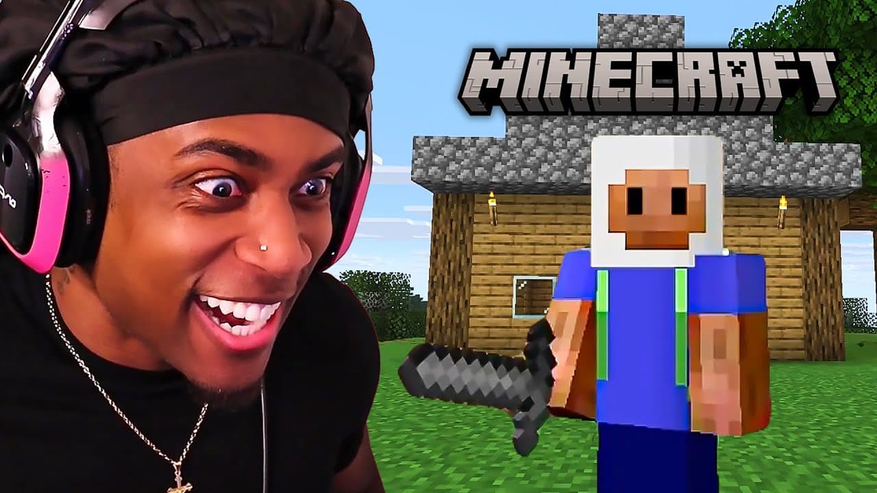 Building My First House In Minecraft [Minecraft: Day 2]