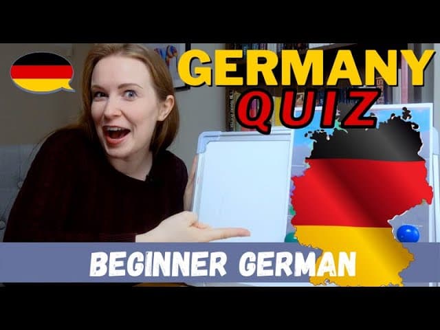 A Quiz About Germany In Easy German│Beginner German