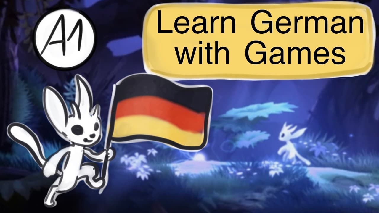 (Slow German) Learn German with Games (Ori), episode 1, beginner German