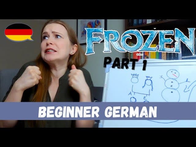 Frozen In Easy German│Part 1│Beginner German Story