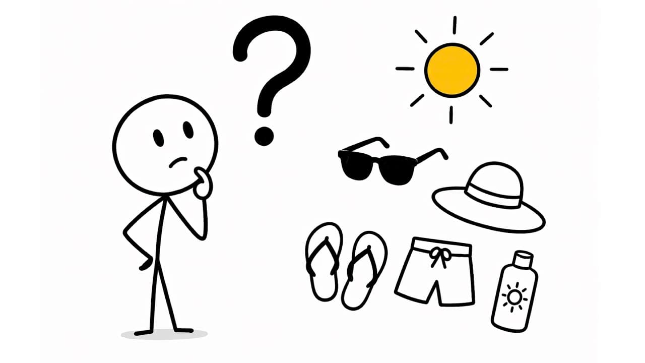 What do I need for summer? Easy German /comprehensible Input