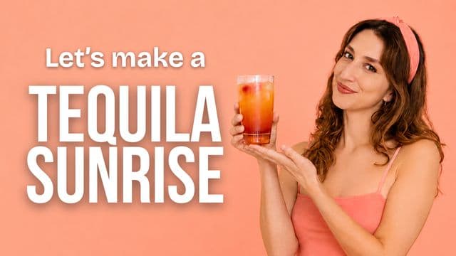 Let's Make a Colorful Tequila Sunrise!
