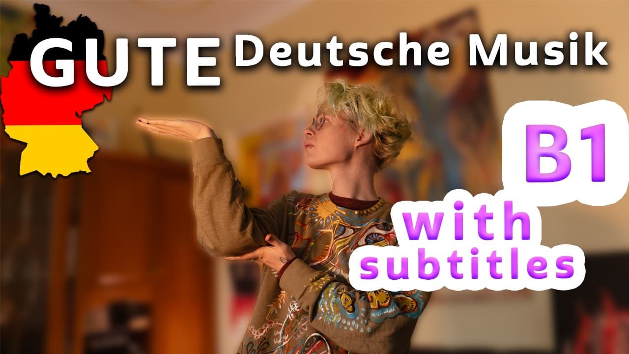 German PUNK MUSIC?! Comprehensible Input - Intermediate German Listening Practice A2 - B1 - B2