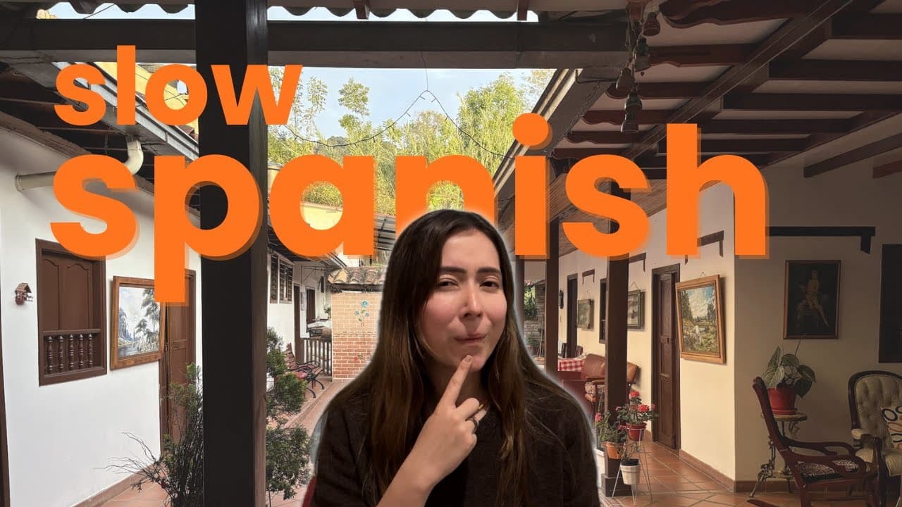 SLOW SPANISH Listening Practice | New Year's traditions