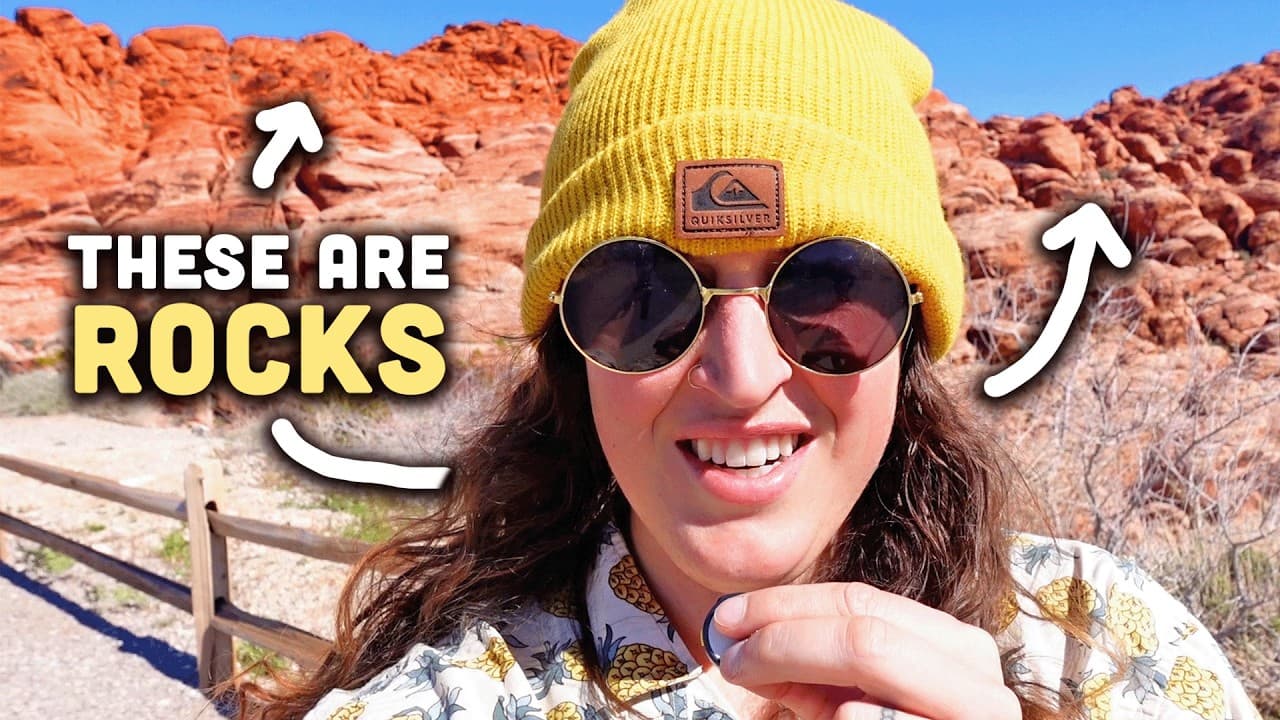 🟡 Learn English with Me in Red Rocks Las Vegas USA (A2 Comprehensible Input)
