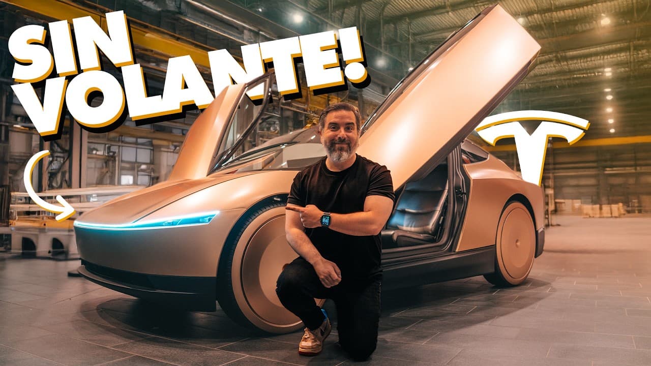 PRUEBO el ROBOTAXI de TESLA: sin VOLANTE ni PEDALES! El CYBERCAB será una revolución!!
