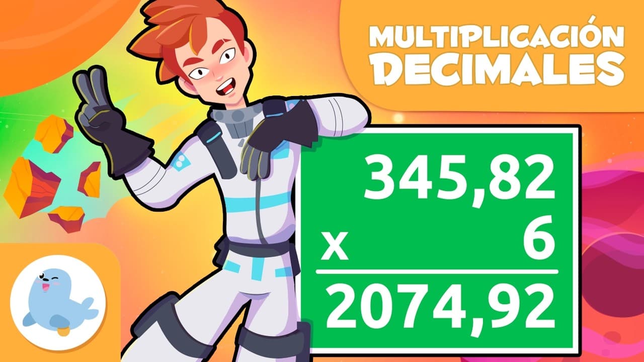MULTIPLICACIONES con NÚMEROS DECIMALES 🚀 Operaciones con números decimales para niños ✨