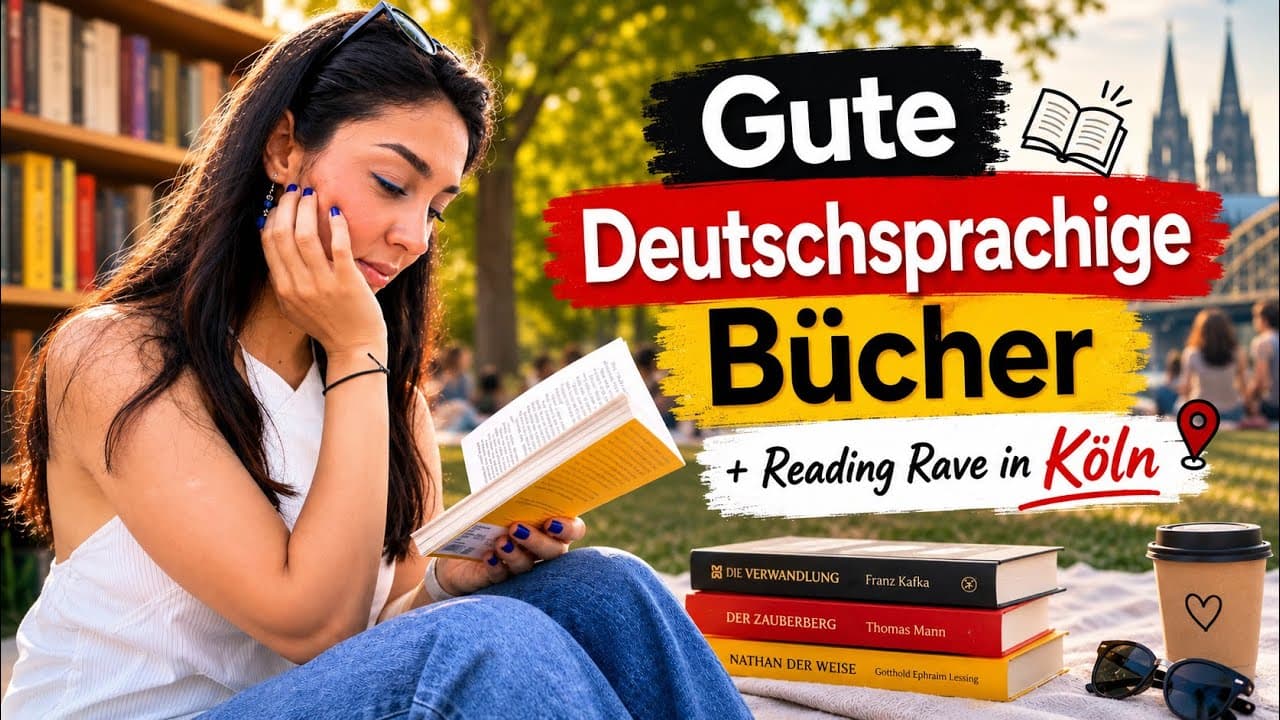 gute deutschsprachige Bücher + Reading Rave in #köln 📚 🇩🇪 #deutsch #deutschlernen #deutscheliteratur