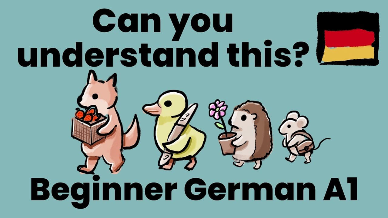 Comprehensible Input German, Superbeginner German, A1,A2
