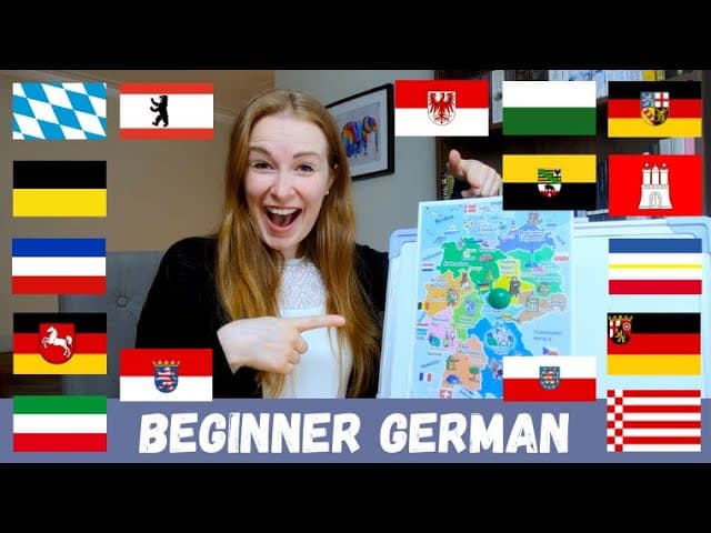 The 16 Federal States Of Germany (An Introduction) │Beginner German