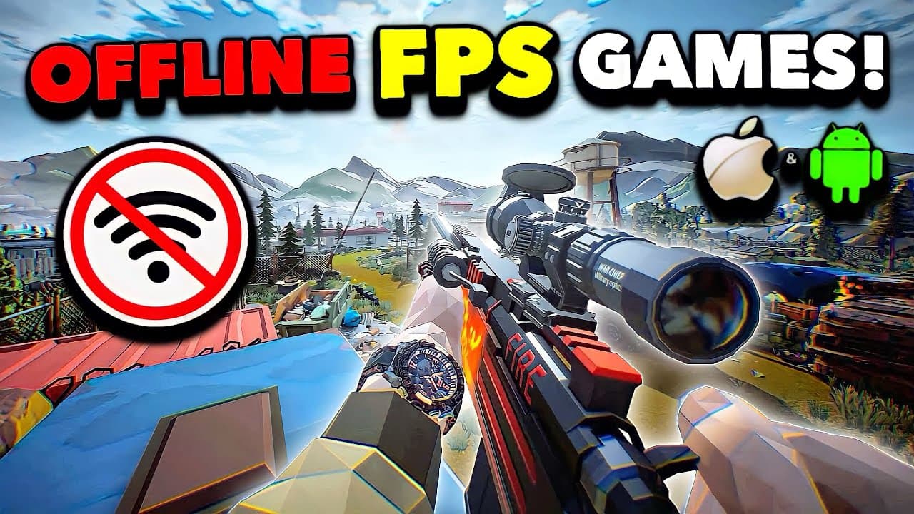 TOP 10 OFFLINE MOBILE FPS GAMES WORTH PLAYING IN 2024...