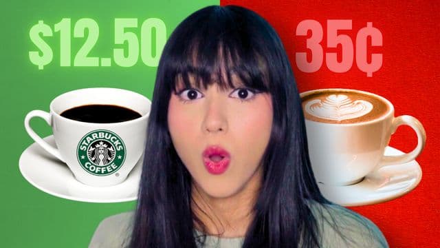EASY SPANISH: Colombian Girl Takes Expensive Taste Test