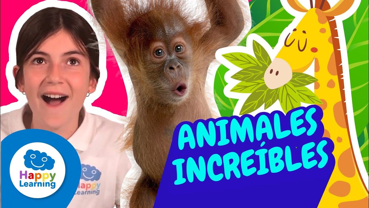 🦁🌍 Aprende con Dani | ANIMALES INCREÍBLES | Happy Learning #animales #animalesparaniños