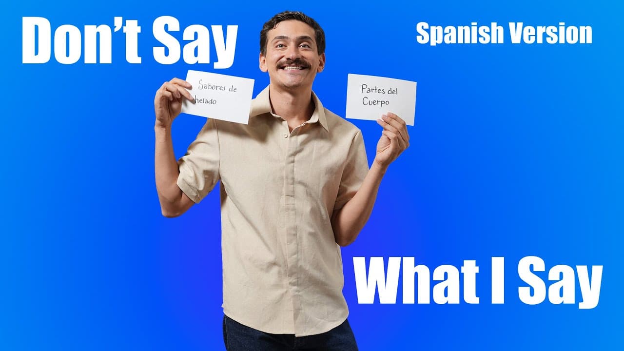 Spanish Vocabulary Game | Don’t Say What I Say – Fun Category Challenge